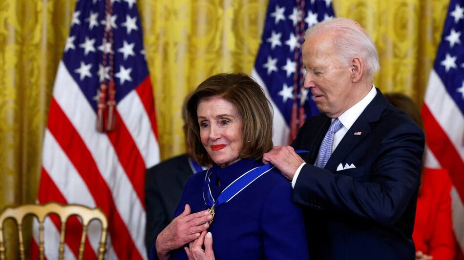 Joe Biden y Nancy Pelosi. Foto: Reuters