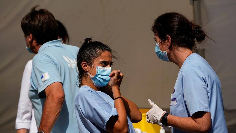 Coronavirus, España, pandemia, uso de barbijos, Reuters