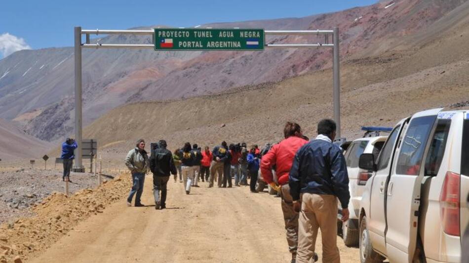 Paso Internacional Agua Negra - cruce a Chile
