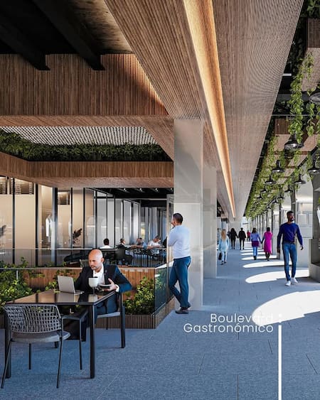 El boulevard gastronómico de "OH! Buenos Aires". Foto: Instagram @oh_buenosaires