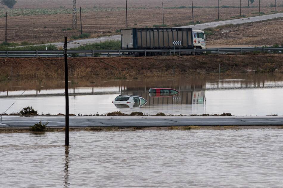 Temporal en España. Foto: EFE.