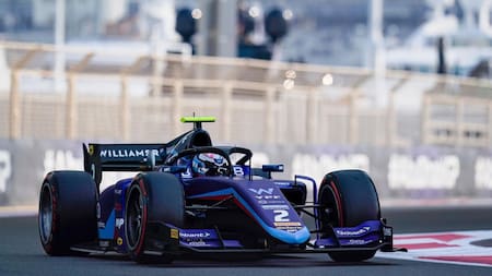 Franco Colapinto en la Fórmula 2.