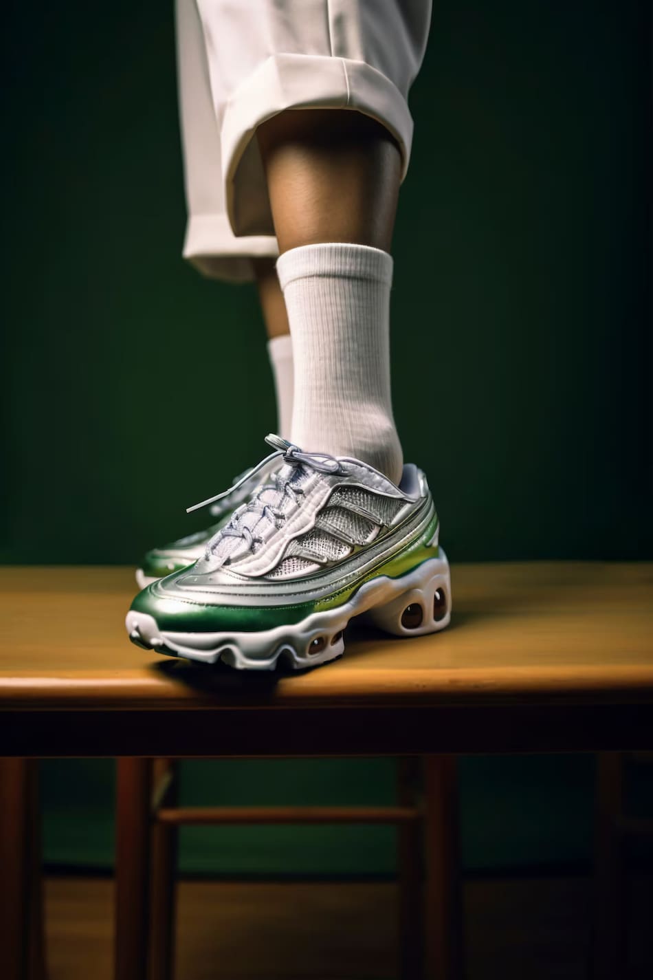 Zapatillas con modelos futuristas. Foto: Freepik