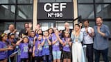 Quilmes: Mayra Mendoza y Jorge Taiana inauguraron el nuevo edificio de un centro de educación física con fondos 100% municipales