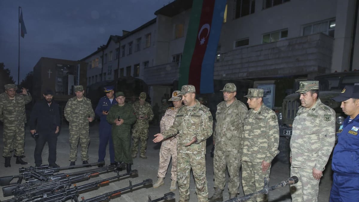 Operación militar en Nagorno Karabaj. Foto: EFE.