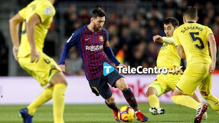 La Liga, Barcelona vs Villareal, TeleCentro 4K