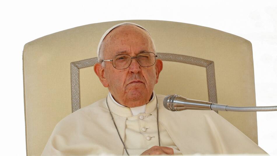 Papa Francisco pidió por la paz en Israel. Foto: Reuters.