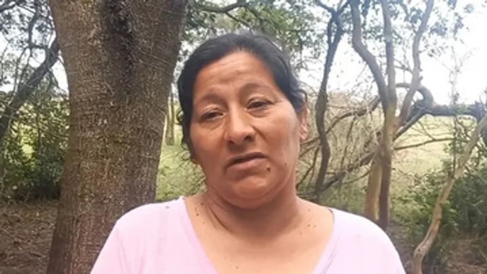 Laudelina, la tía de Loan. Foto: NA.