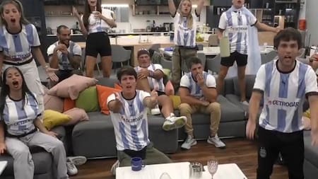 El Mundial en Gran Hermano. Foto: captura