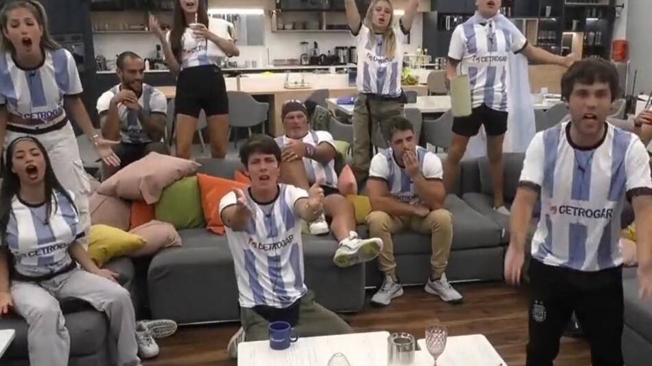 El Mundial en Gran Hermano. Foto: captura