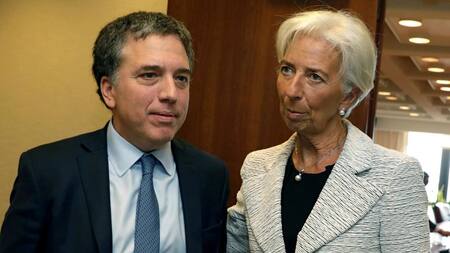 Christine Lagarde - Nicolás Dujovne - FMI - Washington - Reuters -