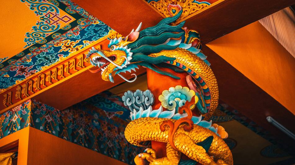 Dragón chino. Foto: Unsplash