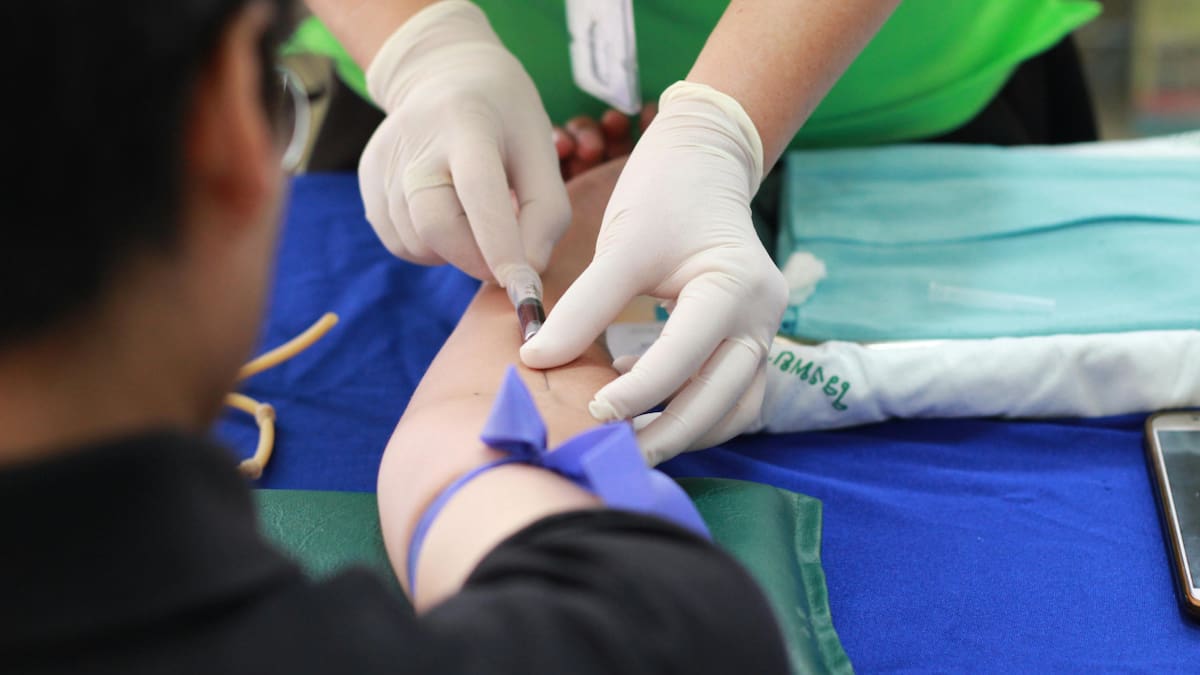 Donación de sangre. Foto: Pexels.