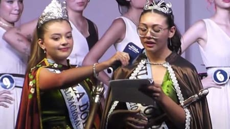 Amira Oggas, ex embajadora del Festival de la Papa. Fuente: Captura.