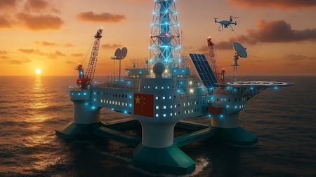 El megaproyecto científico de China en el océano: una “isla flotante” para explorar profundidades de hasta 10.000 metros