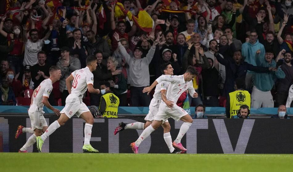 Festejo de España ante Italia por la Eurocopa, REUTERS