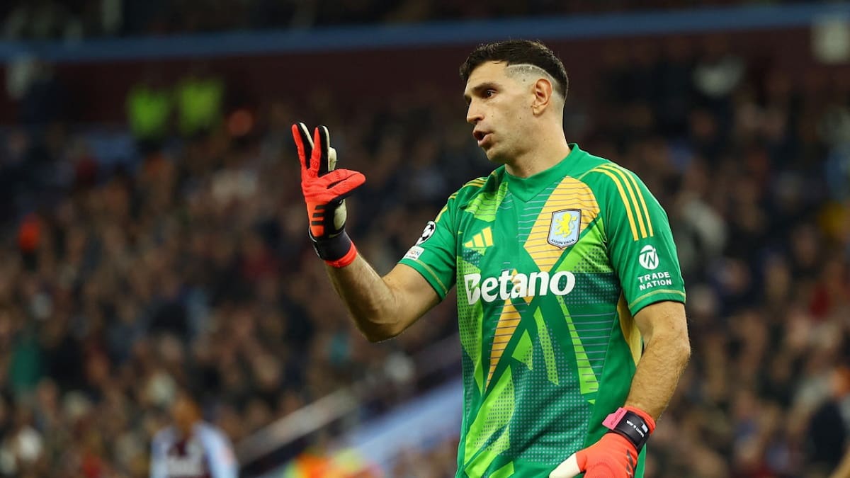 Emiliano "Dibu" Martínez; Aston Villa. Foto: Reuters.
