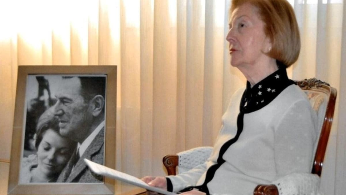 Última imagen de Isabel Perón