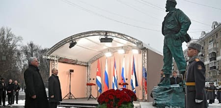 Putin y Díaz Canel, Rusia y Cuba. Foto: Reuters