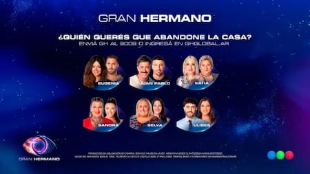 Nominados en Gran Hermano. Foto: Captura.