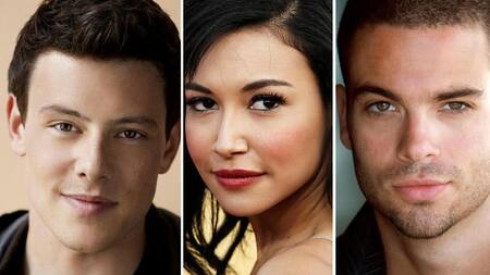 Cory Monteith, Naya Rivera, Mark Salling, Glee
