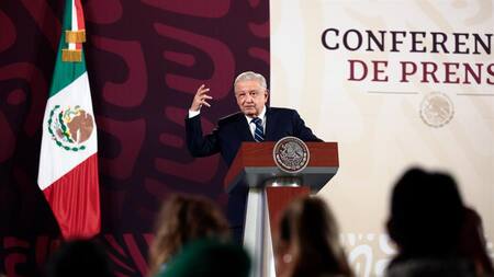 AMLO, conferencia matutina. Foto Efe