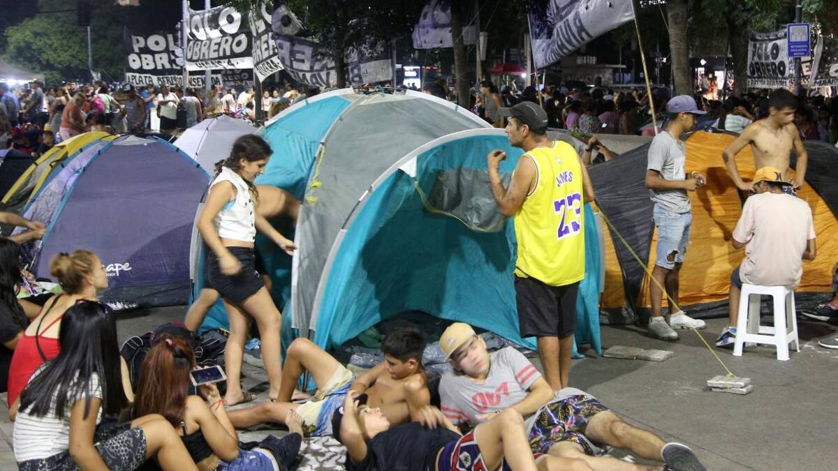 Acampe. Foto: NA.