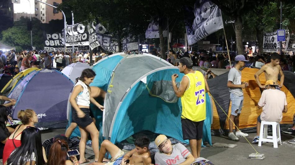 Acampe. Foto: NA.
