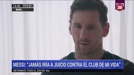 Anuncio de Lionel Messi, Canal 26