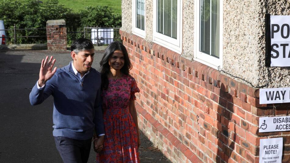 Rishi Sunak; elecciones en Reino Unido. Foto: Reuters