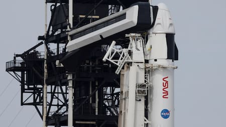 Lanzamiento entre la NASA y SpaceX. Foto: Reuters.