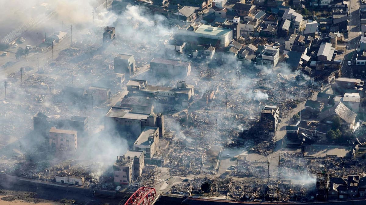 Terremoto en Japón. Foto: EFE.