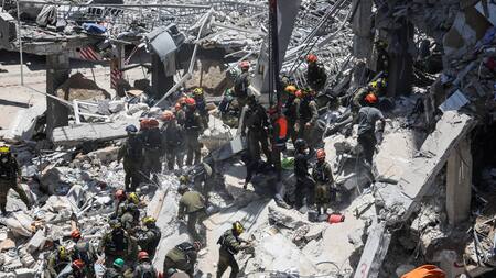 Consecuencias de los ataques iraníes en Israel. Foto: Reuters/Ronen Zvulun.