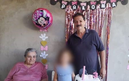 La jubilada asesinada en San Isidro junto a su hijo. Foto: Télam