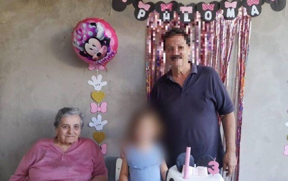 La jubilada asesinada en San Isidro junto a su hijo. Foto: Télam