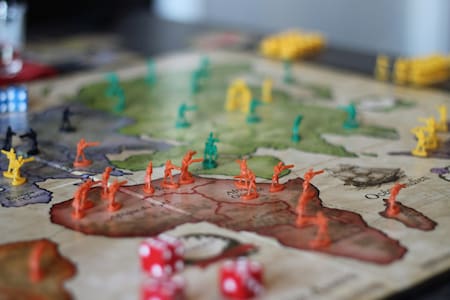 Juego de mesa. Mapa. Geopolítica. Foto: Unsplash