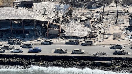 Incendios en Hawai. Foto: Reuters.