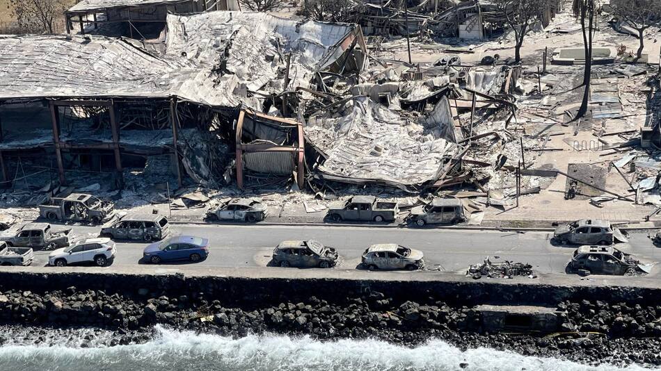 Incendios en Hawai. Foto: Reuters.