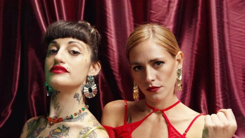 Rocío Igarzábal y Mel Muñiz. Foto: Prensa.