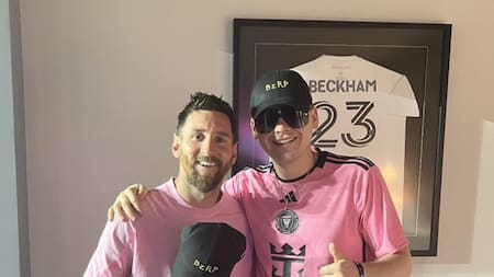 Lionel Messi y Bizarrap. Foto: Twitter.