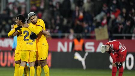 Barcelona vs Girona, fútbol español. Foto: EFE