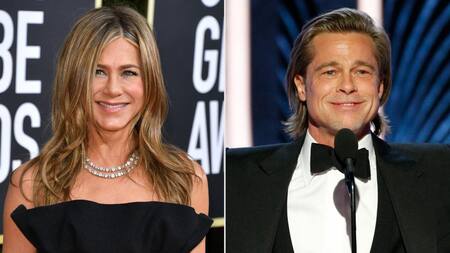 Golden Globes Brad Pitt y Jennifer Aniston