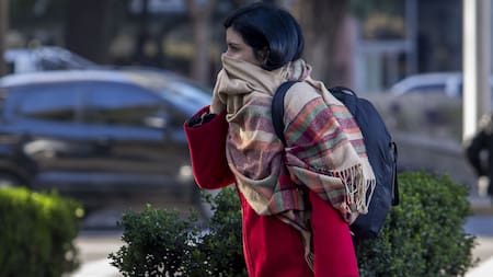 Llegó el frío a Buenos Aires. Foto: NA