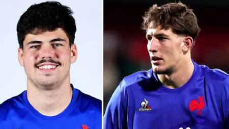 Hugo Auradou y Oscar Jegou. Foto: NA