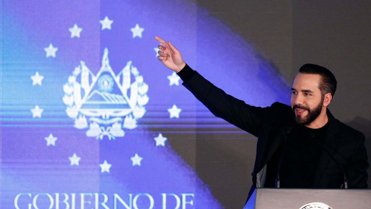 Nayib Bukele, presidente de El Salvador.