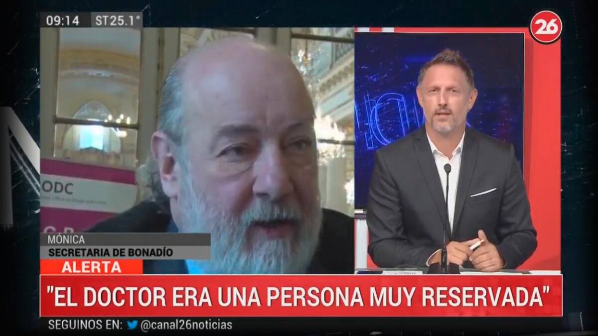 Murió el juez Claudio Bonadio, Mónica, secretaria, Canal 26