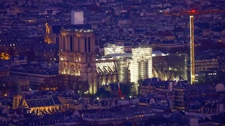 Reconstrucción de la Catedral de Notre Dame. Foto: REUTERS