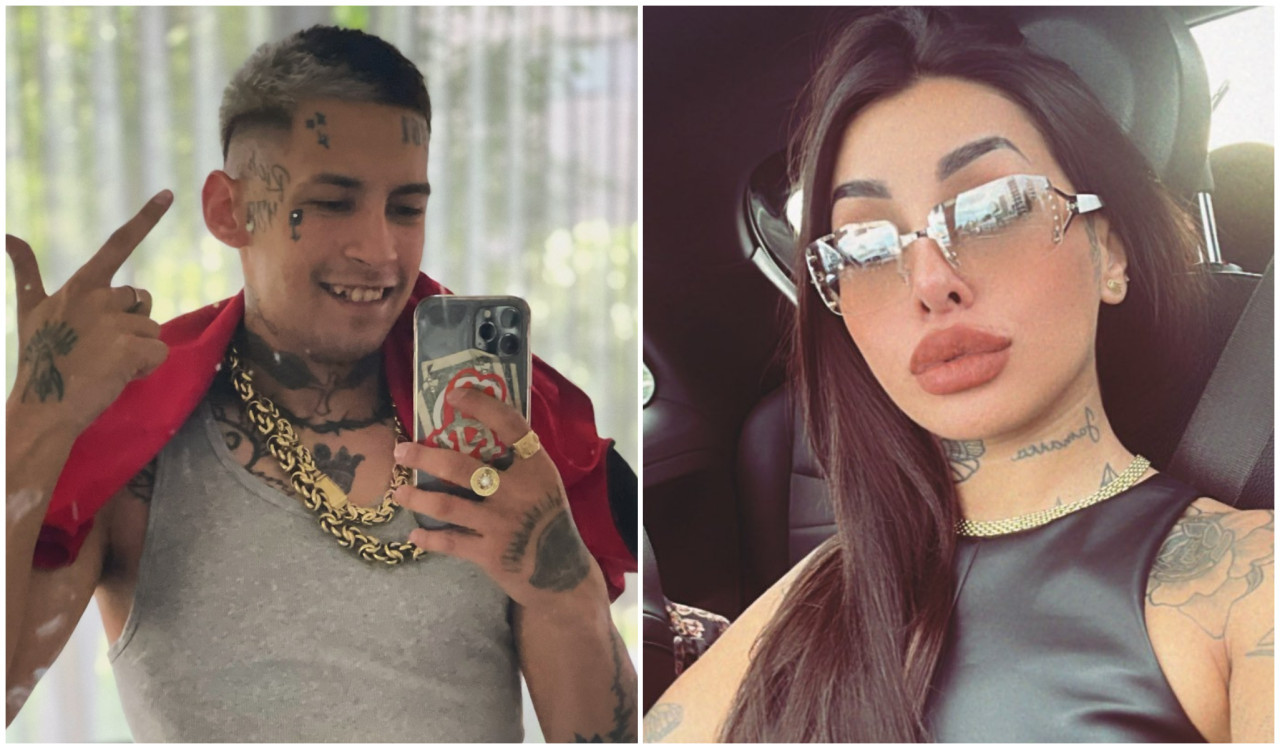 L-Gante y Tamara Báez. Foto: Instagram.