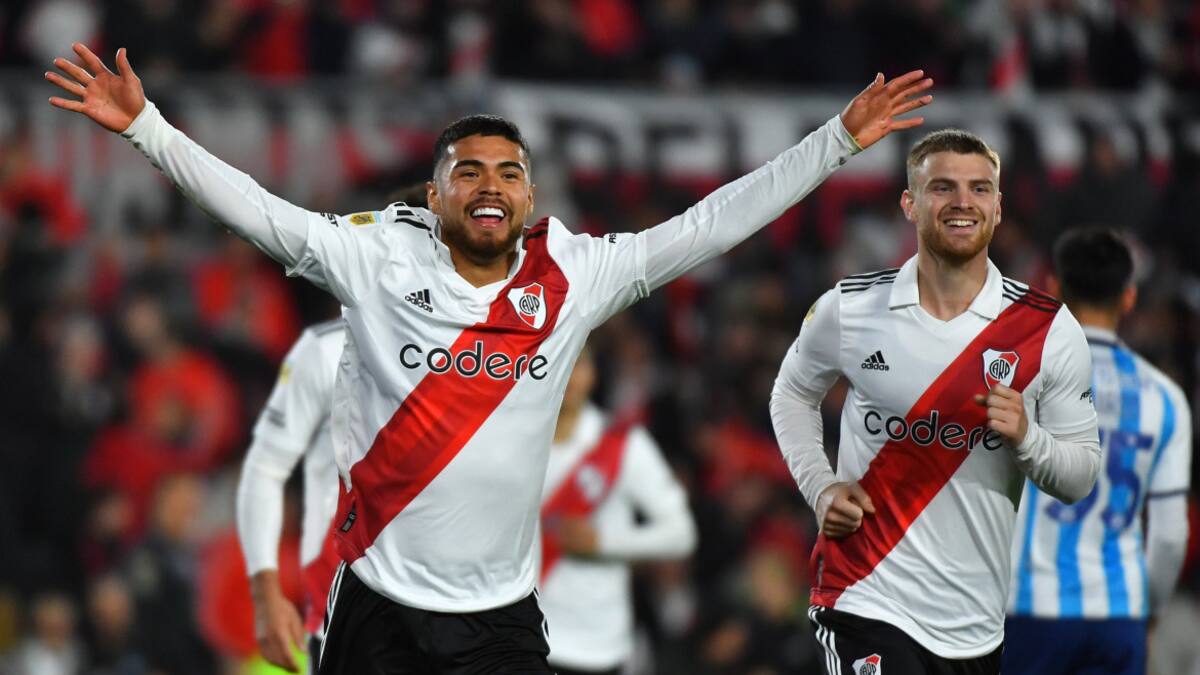Paulo Díaz; River Plate vs. Racing Club. Foto: Twitter @RiverPlate.