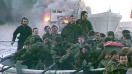 El ataque de Bahí Agradable durante la Guerra de Malvinas